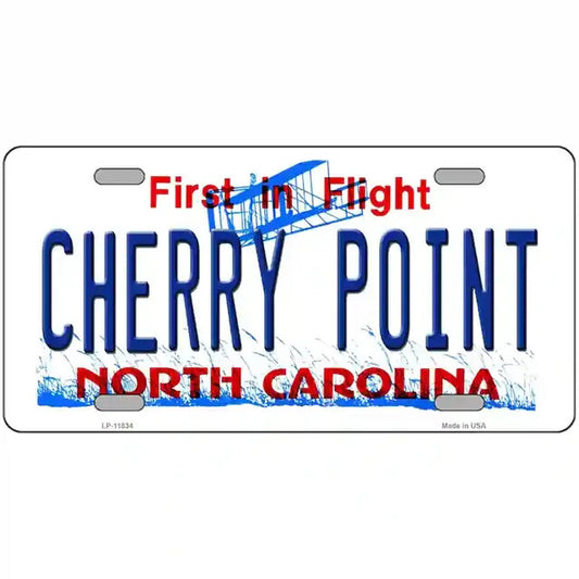 Cherry Point North Carolina Metal Sign