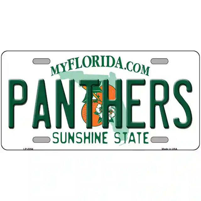 Panthers Florida Metal Sign