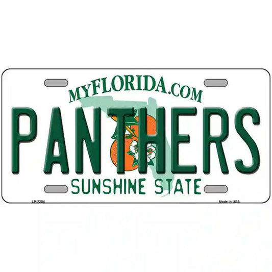 Panthers Florida Metal Sign