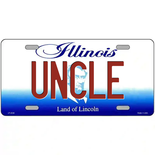 Uncle Illinois Metal Sign