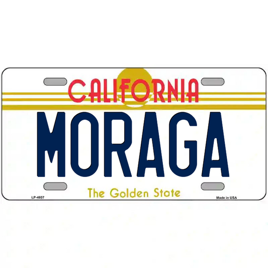 Moraga California Metal Sign