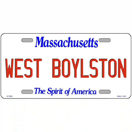 West Boylston Massachusetts Metal Sign