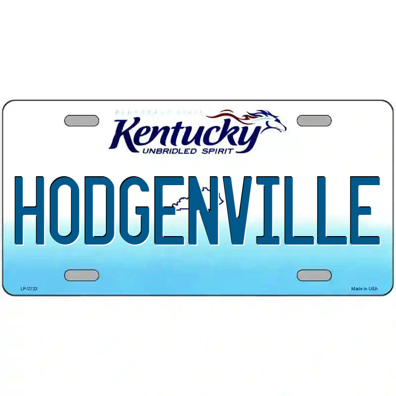 Hogenville Kentucky Metal Sign
