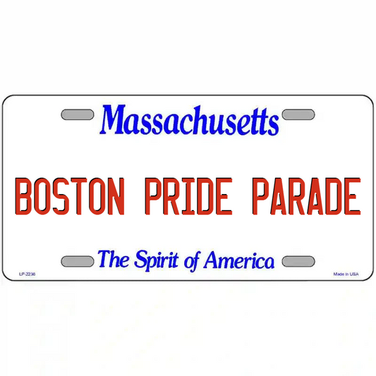 Boston Pride Parade Massachusetts Metal Sign
