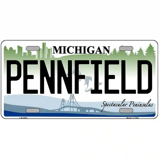 Pennfield Michigan Metal Sign