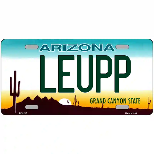 Leupp Arizona Metal Sign