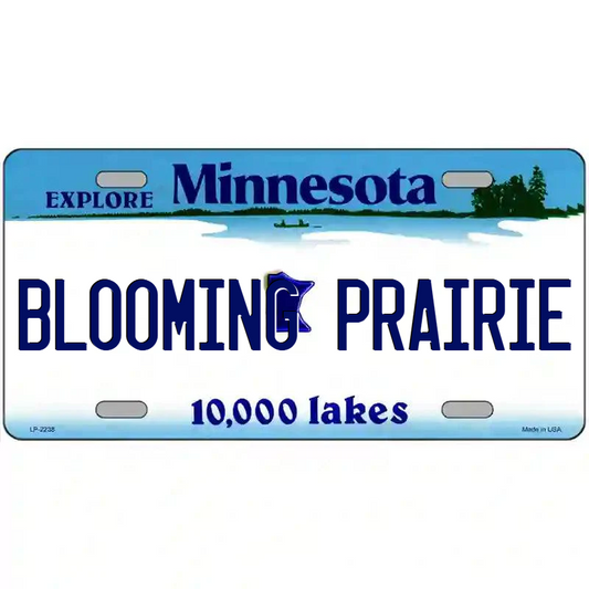 Blooming Prairie Minnesota Metal Sign