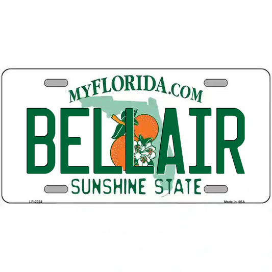 Bellair Florida Metal Sign