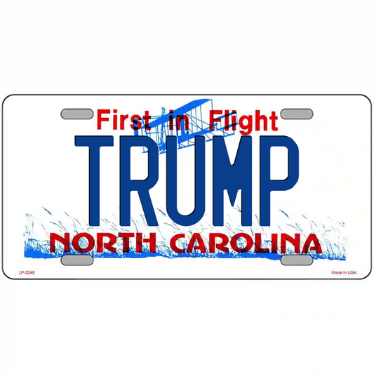 Trump North Carolina Metal Sign