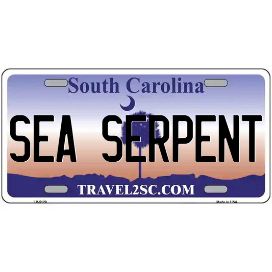 Sea Serpents South Carolina Metal Sign
