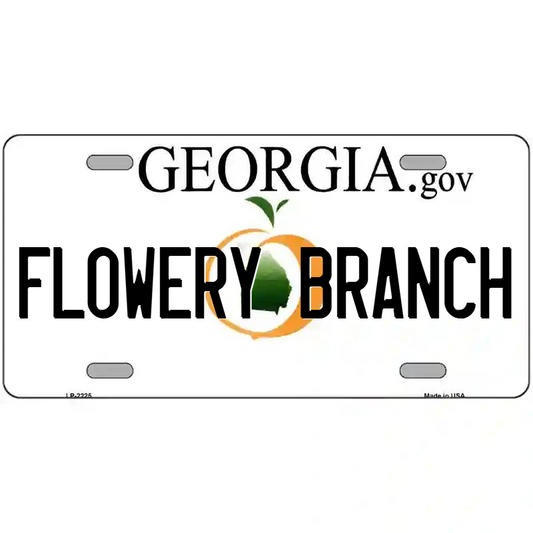 Flowery Branch Georgia Metal Sign