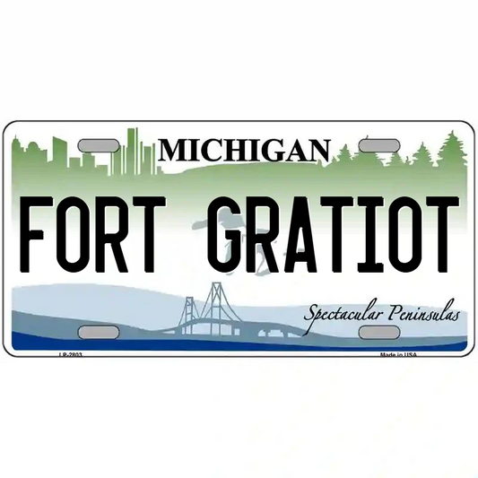 Fort Gratiot Michigan Metal Sign