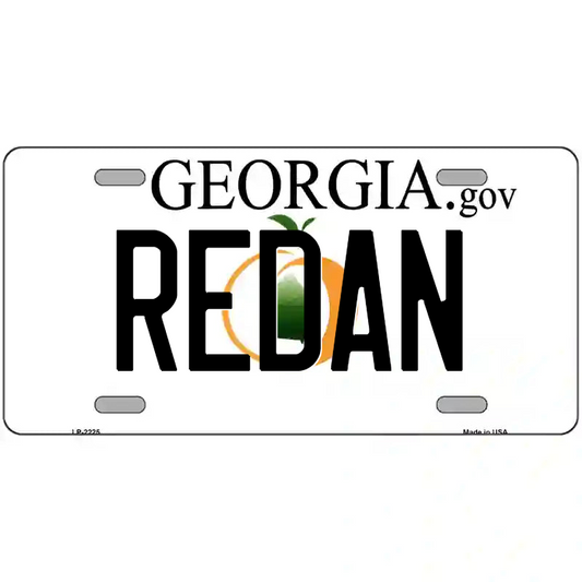 Redan Georgia Metal Sign