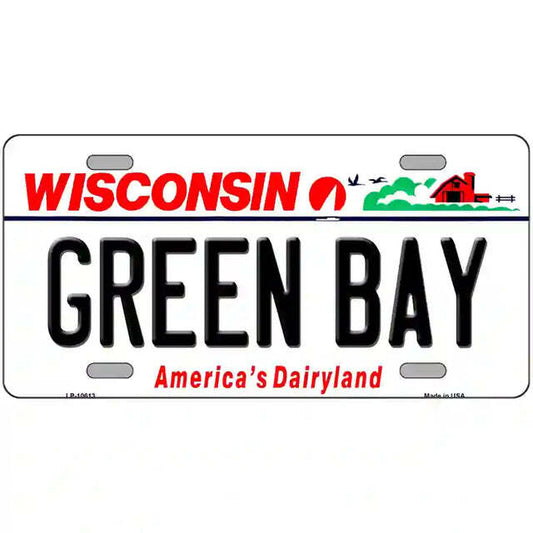 Green Bay Wisconsin Metal Sign