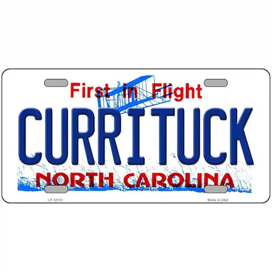 Currituck North Carolina Metal Sign