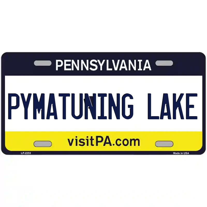 Pymatuning Lake Pennsylvania Metal Sign