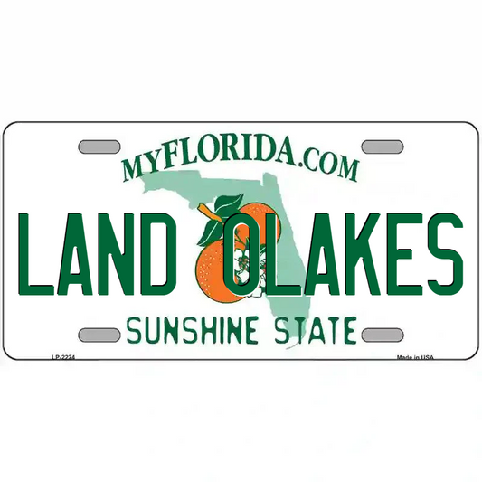 Land O'Lakes Florida Metal Sign