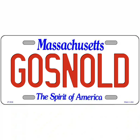 Gosnold Massachusetts Metal Sign