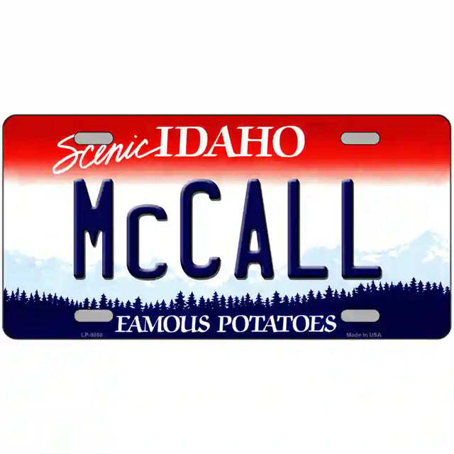 McCall Idaho Metal Sign