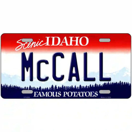 McCall Idaho Metal Sign