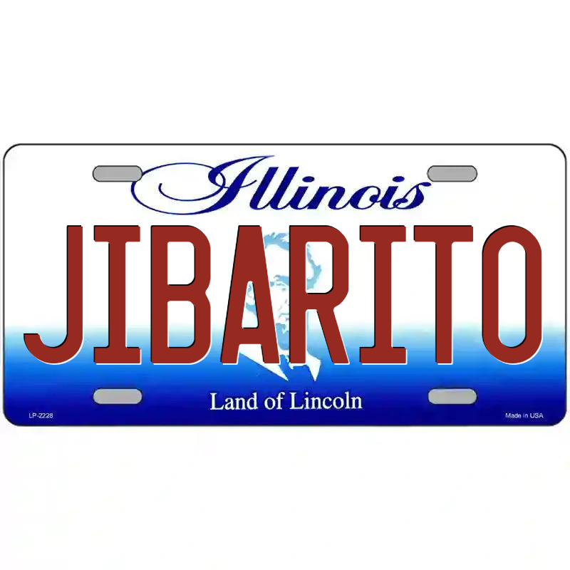 Jibarito Illinois Metal Sign