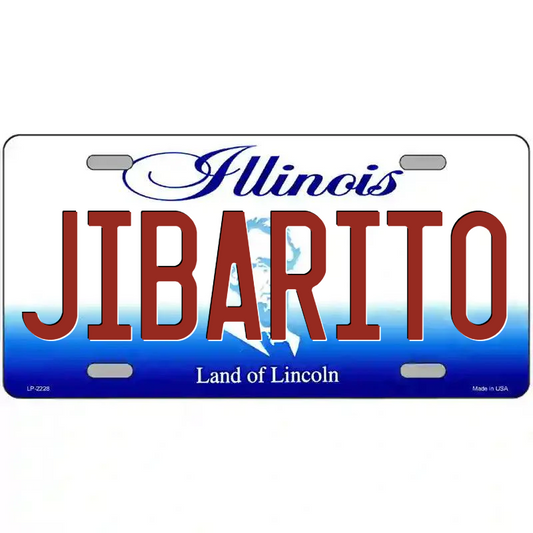 Jibarito Illinois Metal Sign