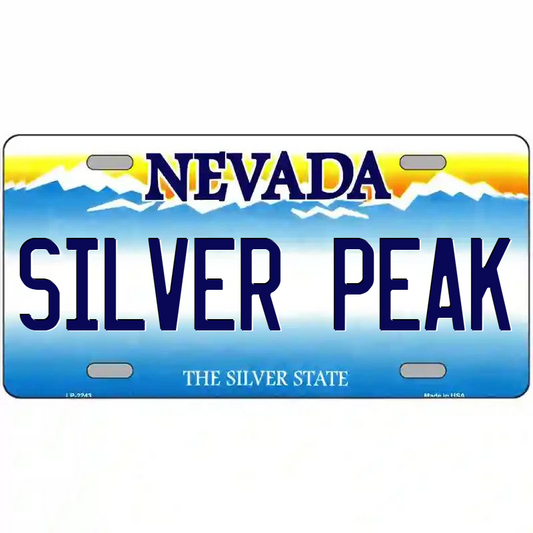 Silver Peak Nevada Metal Sign