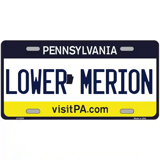 Lower Merion Pennsylvania Metal Sign