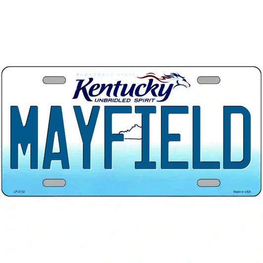 Mayfield Kentucky Metal Sign