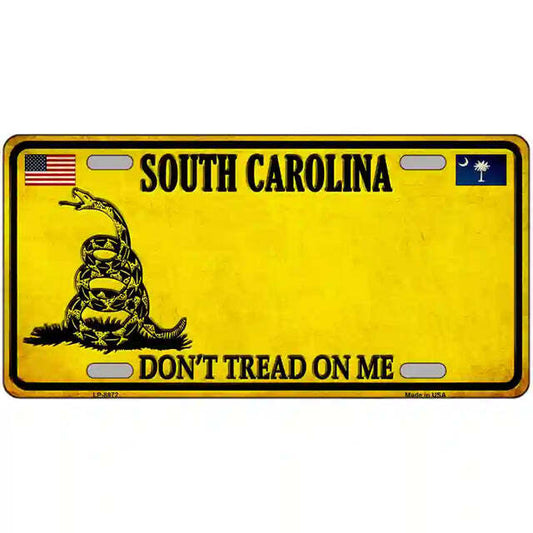 South Carolina Don't Tread on Me Metal Sign