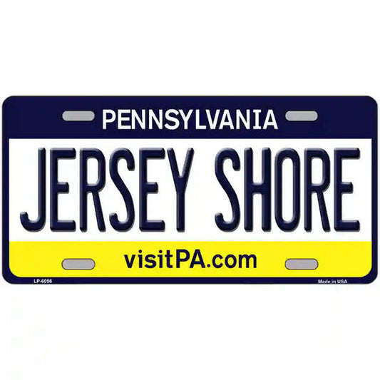 Jersey Shore Pennsylvania Metal Sign