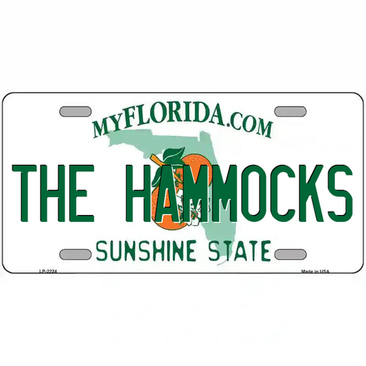 The Hammocks Florida Metal Sign