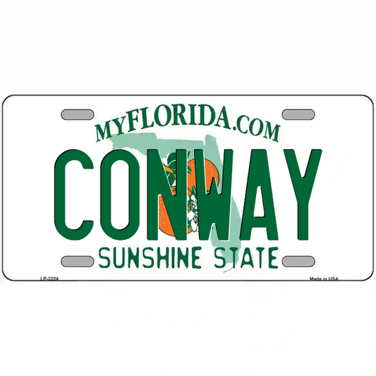 Conway Florida Metal Sign