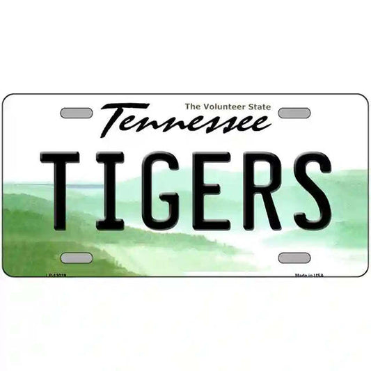 Tigers Tennessee Metal Sign