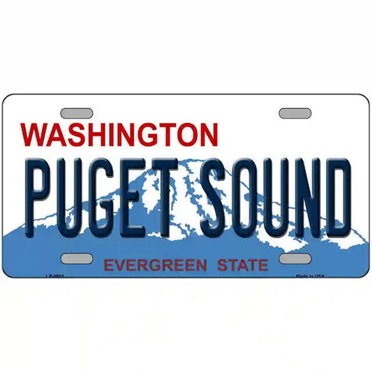 Puget Sound Washington Metal Sign