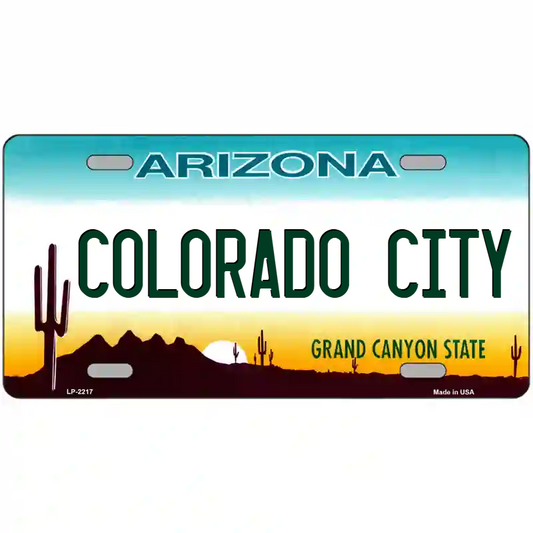 Colorado City Arizona Metal Sign
