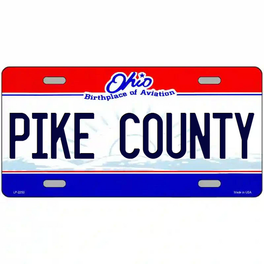 Pike County Ohio Metal Sign