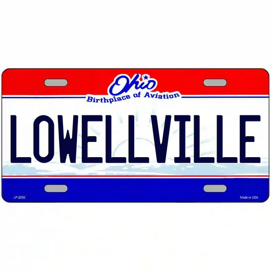 Lowellville Ohio Metal Sign