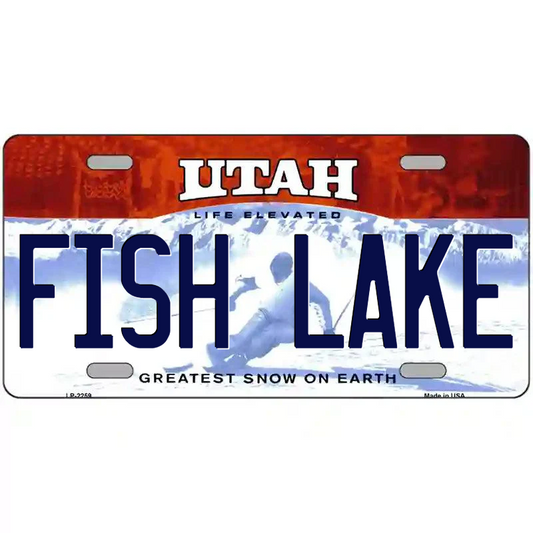 Fish Lake Utah Metal Sign