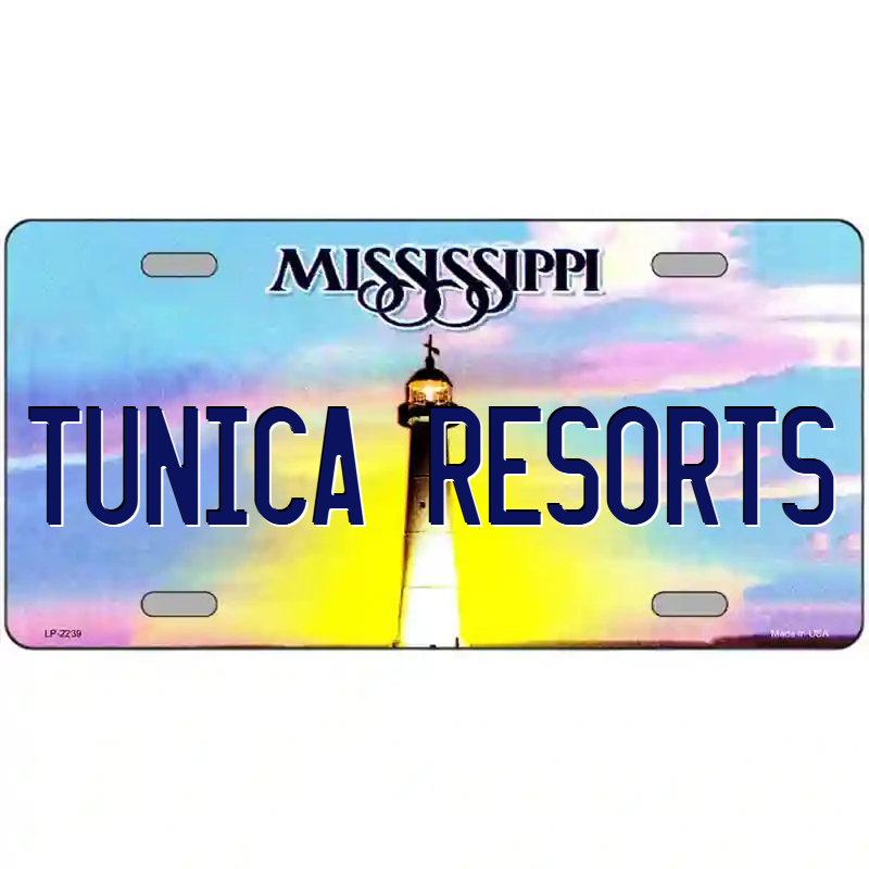 Tunica Resorts Metal Sign