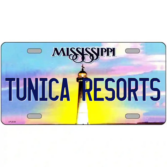 Tunica Resorts Metal Sign