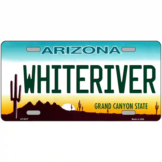 Whiteriver Arizona Metal Sign