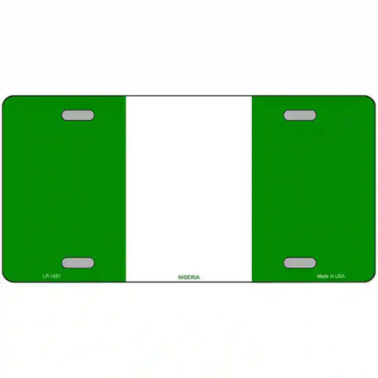 Nigeria Flag Metal Sign