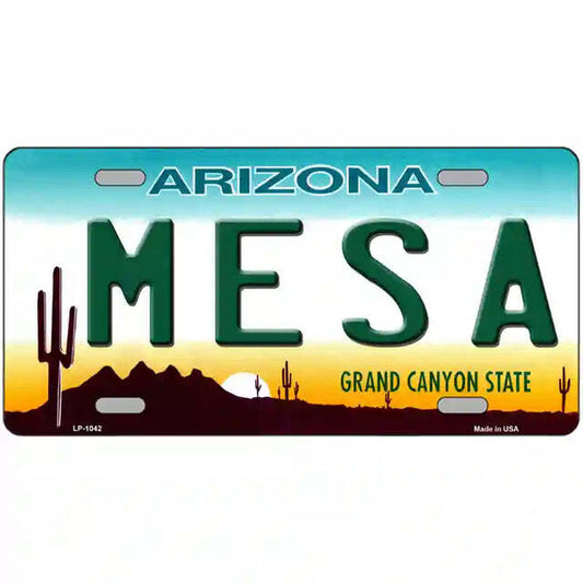 Mesa Arizona Metal Sign