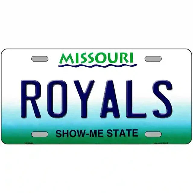 Royals Missouri Metal Sign