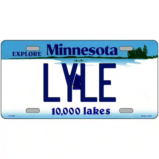 Lyle Minnesota Metal Sign