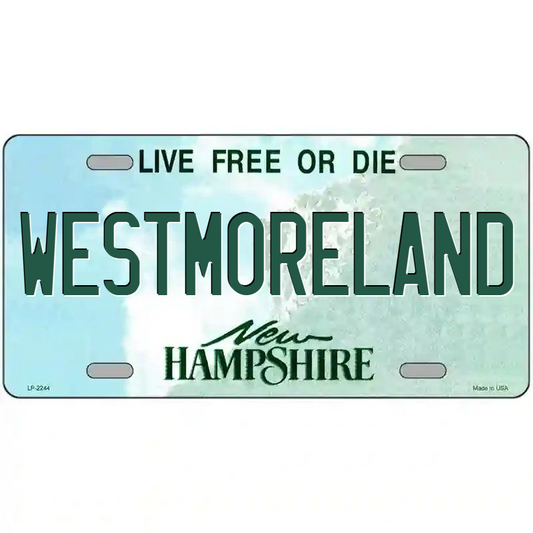 Westmoreland New Hampshire Metal Sign