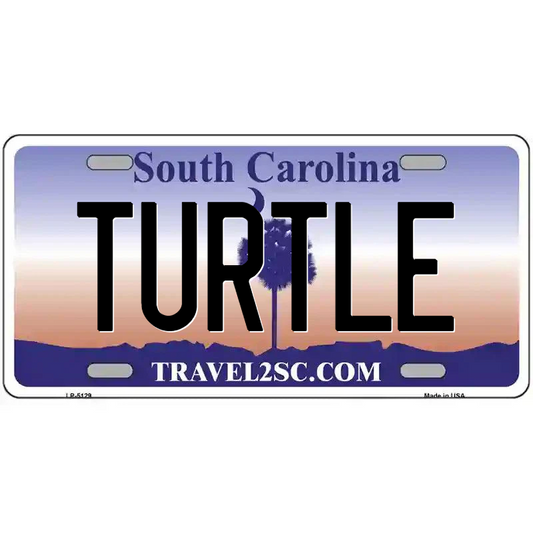 Turtle South Carolina Metal Sign