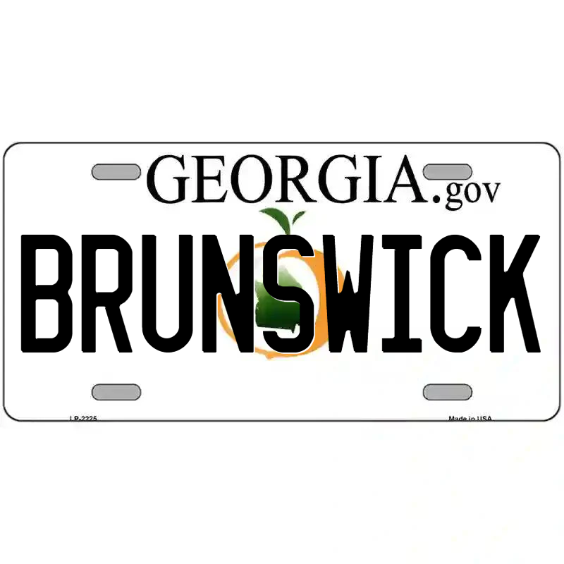 Brunswick Georgia Metal Sign
