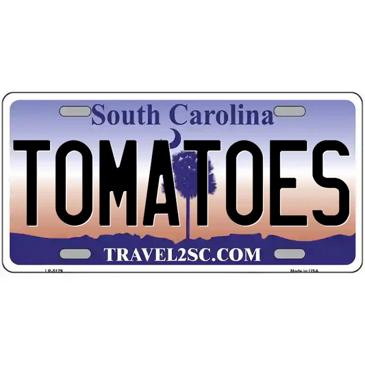 Tomatoes South Carolina Metal Sign